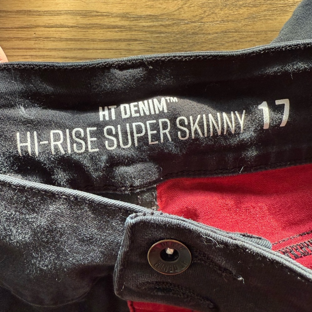 HT Denim Hi-Rise Super Skinny Jeans